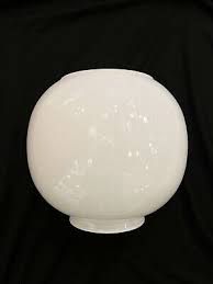 White Globe Replacement Glass Lamp
