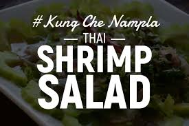 This healthy shrimp salad recipe makes a delicious side dish thanks to grilled shrimp, fresh veggies and a burst of flavor from the dressing Thai Shrimp Salad Recipe Kung Chae Nampla à¸ à¸‡à¹à¸Š à¸™ à¸³à¸›à¸¥à¸² Shrimp In Fish Sauce