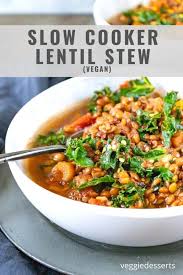lentil stew with harissa vegan slow