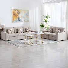 nolan beige linen fabric sofa and