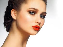 make up tutorial glossy red lips in 7