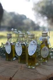 Mini Wedding Olive Oil Favors Rosemary