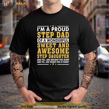 funny step dad shirt fathers day gift