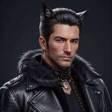 Demihuman With A Black Fur Coat