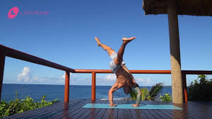 inspiring yoga transitions on a liforme travel mat featuring dylan werner