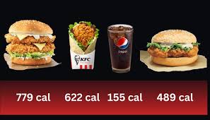 kfc calories menu singapore
