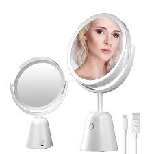 lighted makeup mirror 1x 5x magnifying