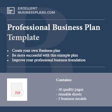 business plan template excellent