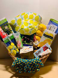 Lemon Themed Gardening Gift Basket