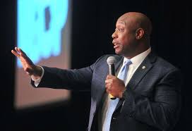 His parents divorced when he was 7. Possible 2024 Gop Presidential Nominee Tim Scott Talks About Racism Police Reform During Davenport The Gazette