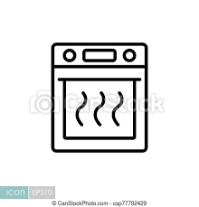 Design your kitchen logo at 48hourslogo and get dozens of logo ideas from multiple designers. Electric Oven Vector Kitchen Icon Graph Symbol For Cooking Web Site Design Logo App Ui Canstock