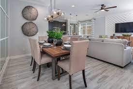 75 gray floor dining room ideas you ll