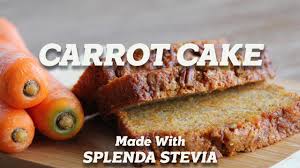 clic carrot cake made with splenda