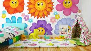 Wall Mural Cartoon Flowers Collection 2