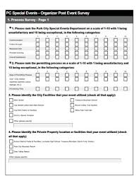 event survey 15 exles format pdf