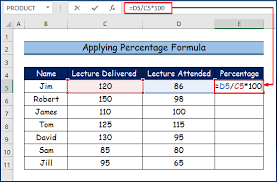 how to calculate attendance percene