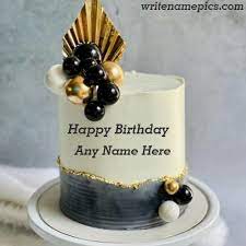 happy birthday cake with name edit free