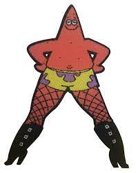Amazon.com: Fishnet Stockings Patrick - Spongebob Squarepants Patch :  Clothing, Shoes & Jewelry