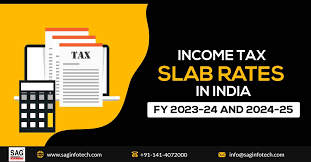 cur income tax rates for fy 2023 24