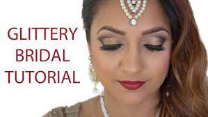glittery indian bridal makeup tutorial