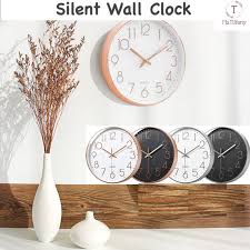 Sg Stock Wall Clock 30cm Silent Quartz