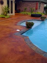 Pool Deck Staining