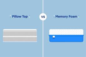 memory foam vs pillow top mattress