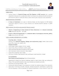 Electrician Resume Format Electrical Engineering Manager Resume