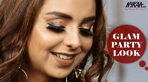 eye makeup tutorial gold glitter quick