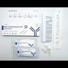 antigen rapid test kit art for covid