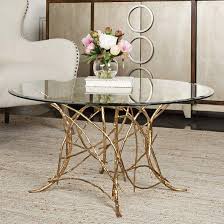 Uttermost Round Glass Coffee Table