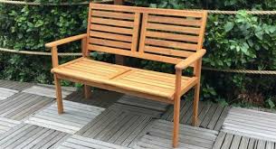 wooden bench outdoor garden furniture