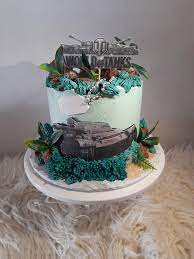 World Of Tanks Birthday Cake gambar png