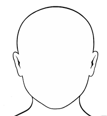 blank head coloring page clipart best