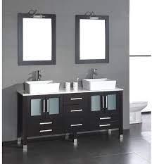 63 Solid Wood Double Sink Vanity With