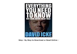 Start at the house of names, where you will find the name icke is a variation of the name hicke or hickes. E Book Everything You Need To Know But Were Never Told Pdf