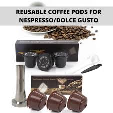 set of 3 6 pods reusable nespresso