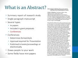 How To Write An Academic Paper Abstract Conference