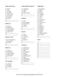School Supply List Template Editable Lccorp Co