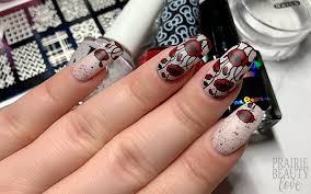 nail art fields of poppies remembrance