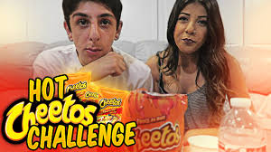 hot cheetos challenge w my cousin