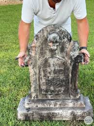 how to make easy halloween tombstones