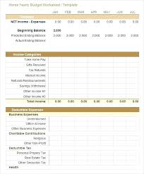 Excel Monthly Budget Template Mac Home Household Voipersracing Co