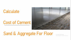 quany for concrete floor