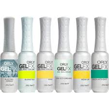 orly gel fx gel nail polish green