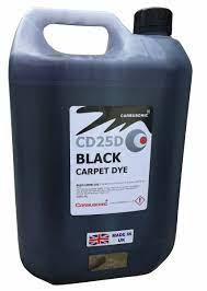 black carpet dye interior renovation