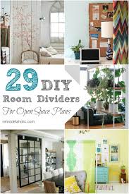 Since it is an apartment with laminate wood flooring i do not want to drill any holes i need some ideas on how i can secure this. Remodelaholic 29 Creative Diy Room Dividers For Open Space Plans