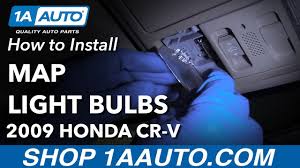 How To Replace Interior Map Light Bulbs 07 11 Honda Cr V