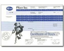 Pfe | complete pfizer inc. Single Share Of Pfizer Stock In 2 Minutes Stock Certificates Stock Gifts Starbucks Stock