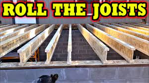 how to install roll floor i joists on